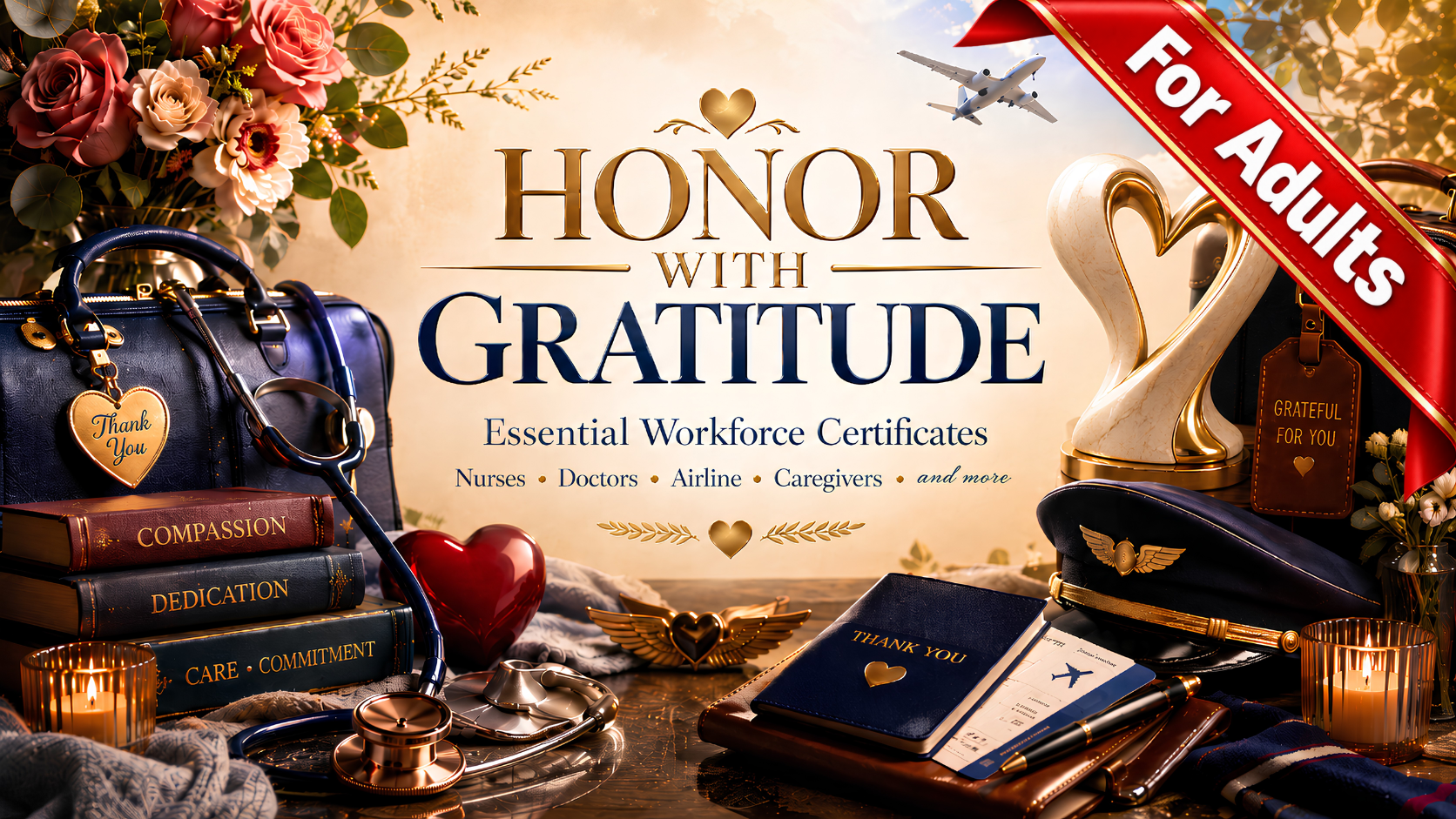 Honored With Gratitude Certificate Collection