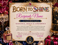 Born To Shine Birthday Certificate