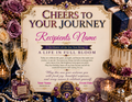 Cheers To Your Journey Birthday Certificate