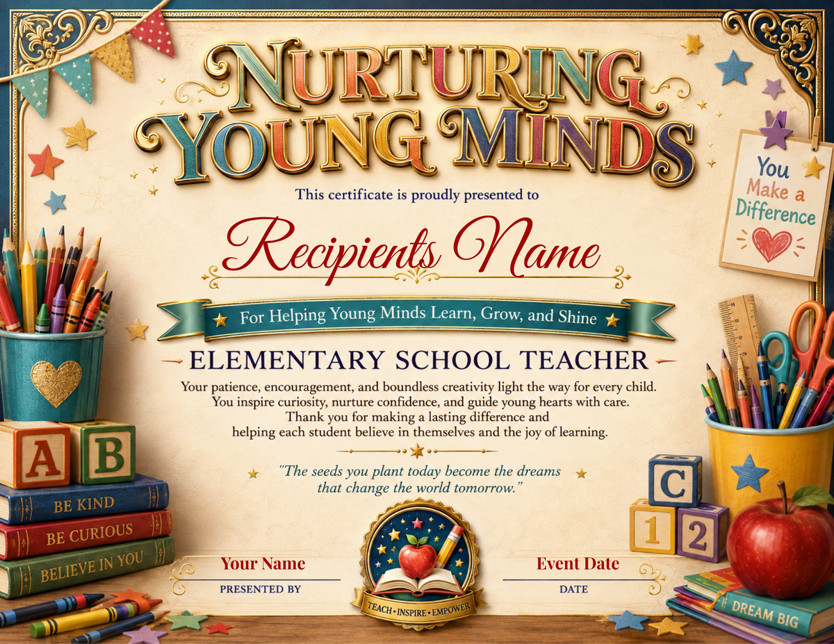 Elementary School Teacher Certificate
