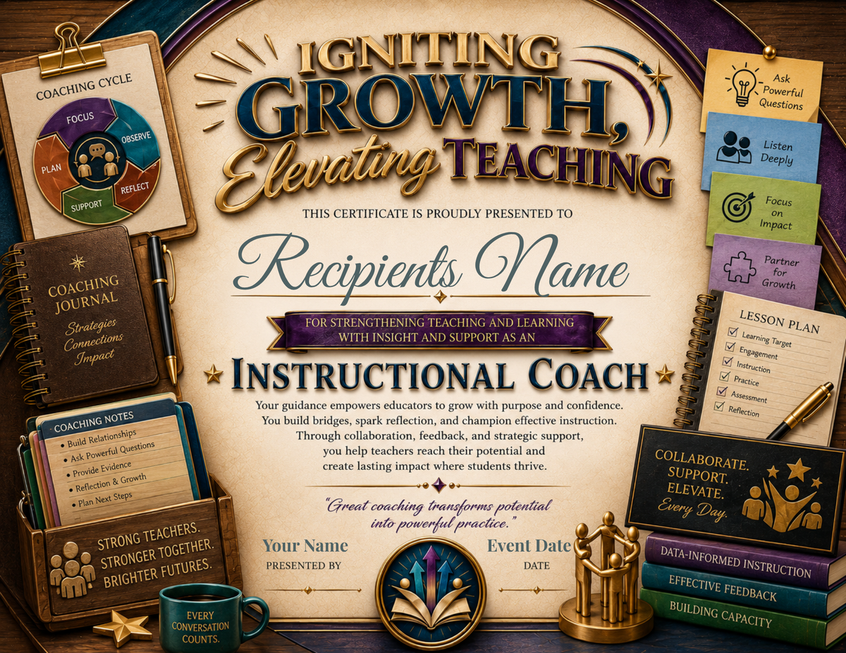 Instructional Coach Certificate