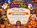 Moonlight Mischief and Magic Certificate