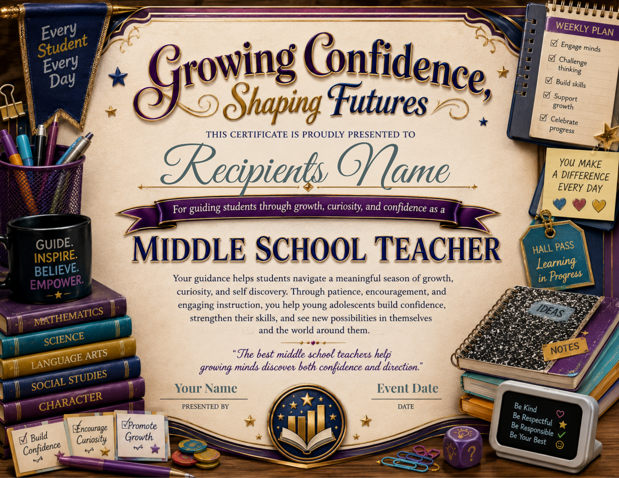 Middle School Teacher Certificate
