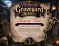 Midnight Graveyard Jubilee Certificate