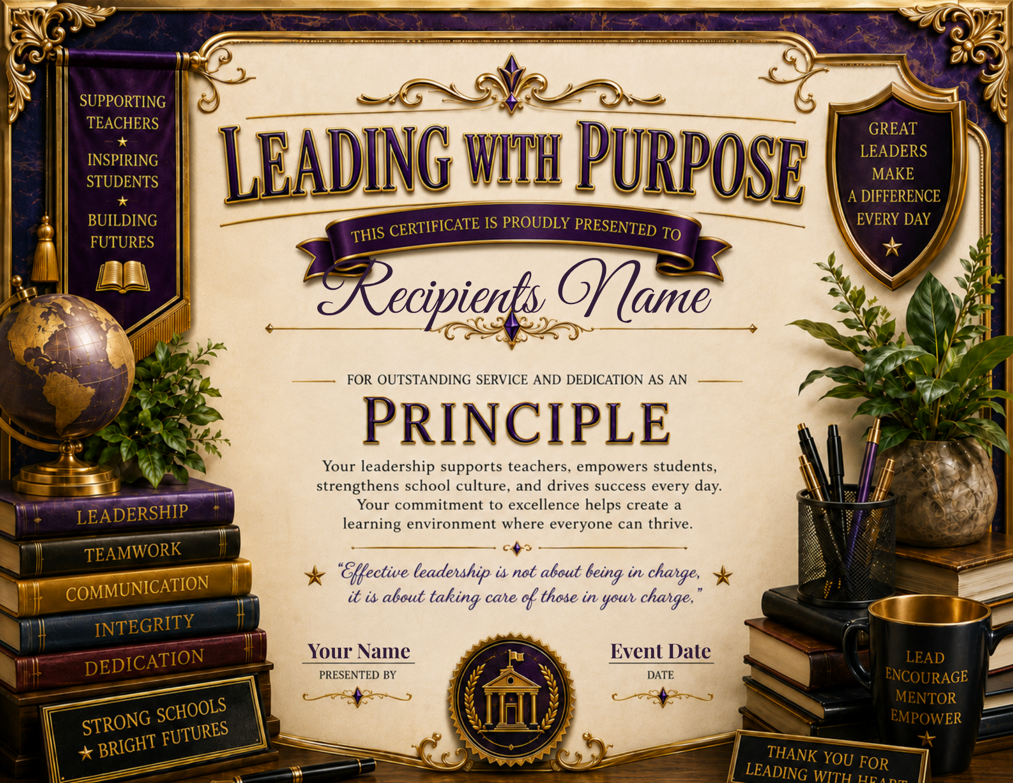 Principal Certificate
