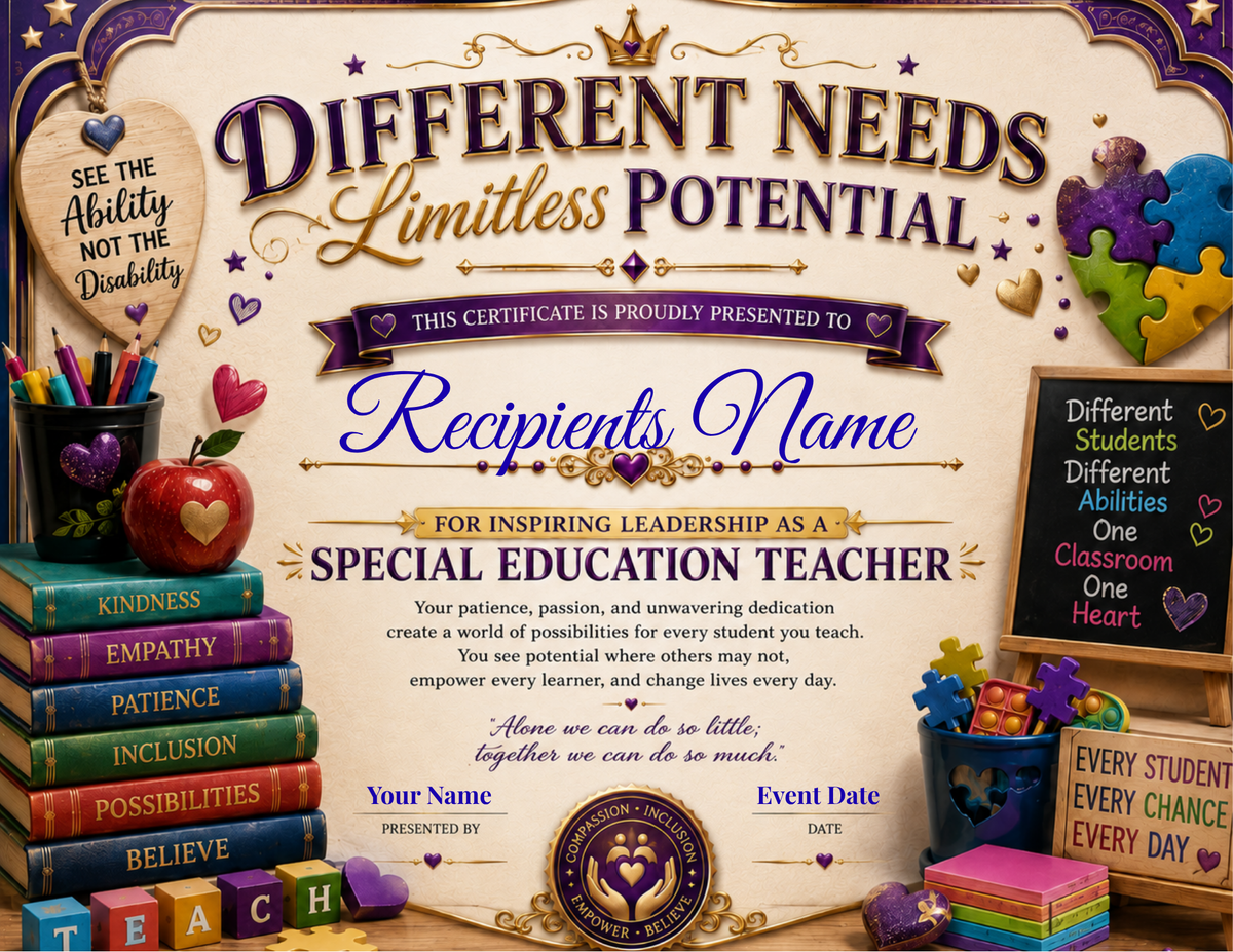 Special Education Teacher Certificate