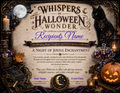 Whispers of Halloween Wonder Certificate