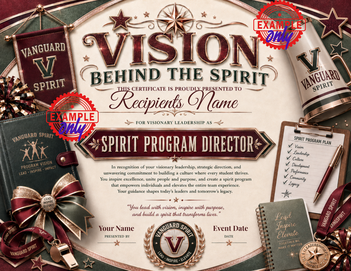 Spirit Program Director with Vision Behind the Spirit