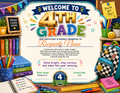 Welcome to 4th Grade Certificate